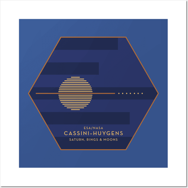 Cassini-Huygens Jupiter Space Mission Wall Art by Markadesign